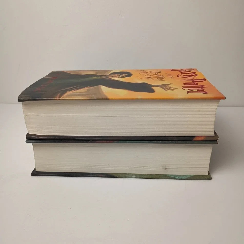 Harry Potter HC Lot - Books 4 and 7 JK Rowling - Goblet of Fire, Deathly Hallows